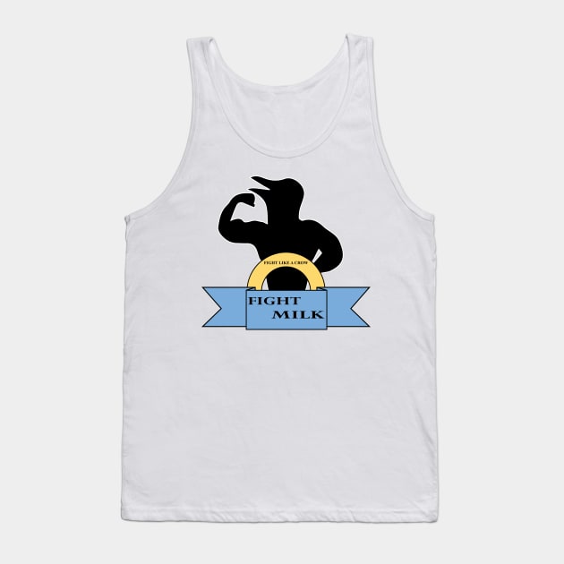 FIGHT MILK Tank Top by KO'd Tako